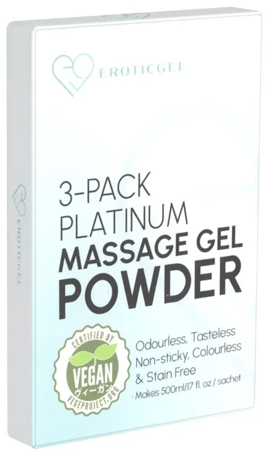 «Platinum Massage Gel Powder» aus natürlichen Inhaltsstoffen (0.015 kg)