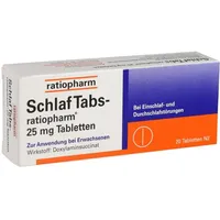 Ratiopharm Schlaf Tabs-ratiopharm 25mg Tabletten