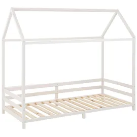 otto home Hausbett Ellen 90 x 200 cm Kiefer massiv weiß