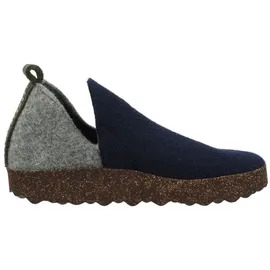 Asportuguesas Hausschuhe Filz Blau 42