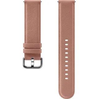 Samsung Galaxy Watch Active2 Lederarmband, Pink Gold