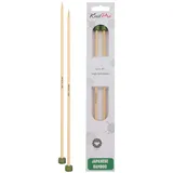 KnitPro K22328 Jackenstricknadeln, Bamboo, Braun, 30 cm x 4.5 mm, 2