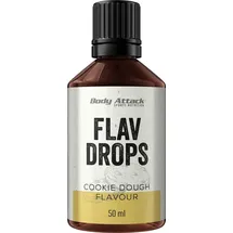 Body Attack - Flav Drops – 50ml Geschmacksrichtung Cookie Dough