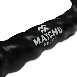 Matchu Sports Battle Rope Schwarz