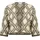 Cartoon Strick-Cardigan mit Jacquard Khaki 38