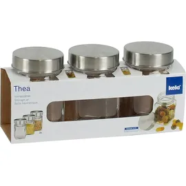 Kela Vorratsdose Thea transparent 7,0 x 7,0 x 11,0 cm 250,0 ml 3-teilig
