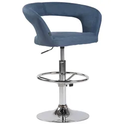 CLP Barhocker Jaen blau/Stoff