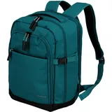 Travelite Handgepäck Rucksack, RyanAir Maße, KICK OFF, Laptop Rucksack 13 Zoll, Praktischer Rucksack mit Dehnfalte + Aufsteckfunktion, 40 cm, 20-23 Liter