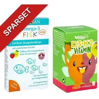 NORSAN Omega-3 Fisk Jelly + BjökoVit Vitamin D3+K2 für
