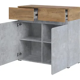 INOSIGN Kommode »Rimini« Breite 90 cm grau