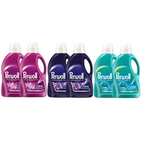 PERWOLL Flüssig Set 6x 27 WL (162WL) 2x Black Blütenmeer & 2x Color Blütenrausch