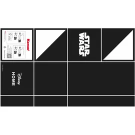 KOMAR Wandtattoo - Star Wars The Mandalorian Grogu Sunshine - Größe 50 x 70 cm - Wandsticker, Kinderzimmer, Wanddekoration, Braun,grün