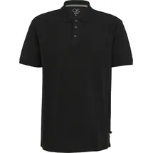 QS Poloshirt aus Piqué - schwarz - XL