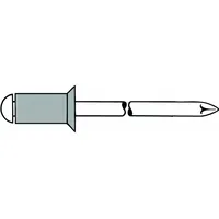 Gesipa Blindniete Alu/Stahl Senkkopf 3 x 6 500 Stück