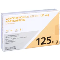 Vancomycin Dr.eberth 125 mg Hartkapseln 28 St