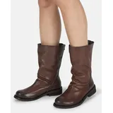 felmini wide fit Stiefel Stiefel Leder | Braun 40