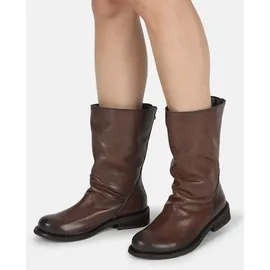 felmini wide fit Stiefel Stiefel Leder | Braun 40