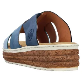 Rieker Pantolette Damen Blau 40