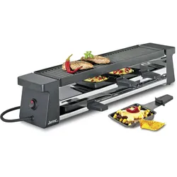 Spring Raclette 4 Compact Edelstahl Schwarz