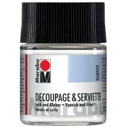 Marabu Servietten-Lack & Kleber, glänzend, 50 ml, im Glas