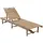 furnicato Sonnenliege 200 x 65 x 30-87 cm Blau