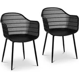 FROMM & STARCK Lehnstuhl Kunststoff schwarz 2er Set