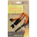 HABA Terra Kids Feuerstahl – Outdoor-Feuerstarter für Kinder ab 6 Jahren – Robustes Firestarter-Tool für Camping & Bushcraft – Funkenflug-Set mit Abzieher & Kordel – 2013654001