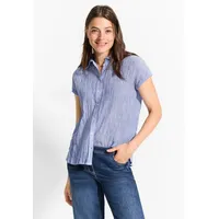 Cecil Kurzarmbluse blau XL