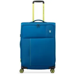 Roncato Move 4 Rollen Trolley 64 cm mit Dehnfalte  blau
