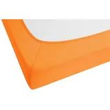 Jersey-Spannbetttuch 0077155 Safran 1x 90x190 cm - 100x200 cm