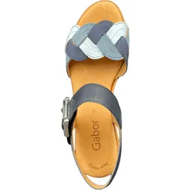 Gabor Sandale Sandalette 763 blau-kombi