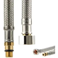 Tecuro Sanitärarmaturen Anschlussschlauch M10x1 kurz - 3/8" ÜWM x