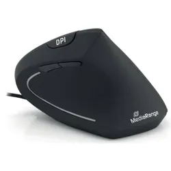 MediaRange Maus optisch schwarz Rechtshänder