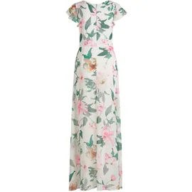 Vera Mont Damen kurzarm 38, Cream/Rosé - 38W