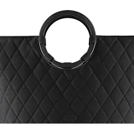 Reisenthel Wäschekorb loophome L Frame Rhombus 65 l 65 x 40 x 60 cm schwarz