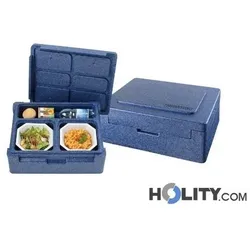 Kit von 8 Thermobox fur die Lieferung einzelner Mahlzeiten h462_05