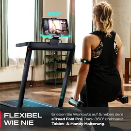 Sportstech sTread Fold Pro Schwarz