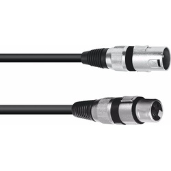 Psso Lautsprecherkabel XLR 2×2,5 5m sw, Lautsprecherkabel
