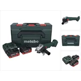 Metabo W 18 L 9-125 inkl. 2 x 10,0 Ah + Ladegerät + metaBOX