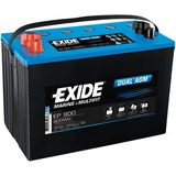 Exide EP900 Dual AGM 100Ah