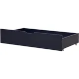 Beliani Bettschublade 2er Set Kiefernholz RUMILLY Marineblau