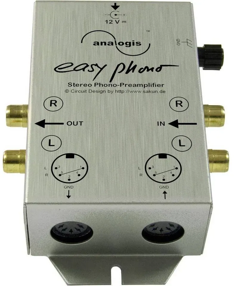 Preisvergleich Produktbild Analogis Entzerrer/Vorverstärker Audioverstärker silberfarben