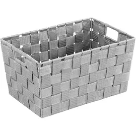 Wenko Aufbewahrungskorb Adria S 30 x 20 x 15 cm grau