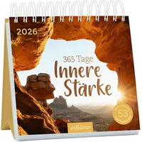 ArsEdition Postkartenkalender 365 Tage Innere Stärke 2026