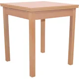 Esstisch HOFMANN LIVING AND MORE Tische Gr. B/H/T: 67cm x 75cm x 67cm, Ansteckplatten, ausziehbar, beige (buche, nachbildung, buche, nachbildung) ausziehbar