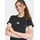 adidas T-Shirt ADIDAS SPORTSWEAR "HOLIDAY 3-STREIFEN SCHMAL GESCHNITTENES", Damen, Gr. S, schwarz (schwarz, silber metallic), Obermaterial: 100% Baumwolle, Rundhals, Shirts T-Shirt, schmal geschnittene Passform, Rundhalsausschnitt