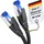 KabelDirekt – Cat 7 Netzwerkkabel, bruchfest – 20m – 10 Gigabit LAN Kabel & Ethernet Kabel, erhältlich in 0,25-30m (Patchkabel für Highspeed-Netzwerke, PC, Switch/Router/Modem, RJ45, schwarz)