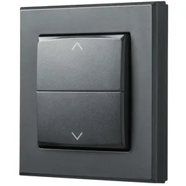 eQ-3 Homematic IP Tasterwippe für Markenschalter – mit Pfeilen anthrazit HmIP-BRA-A