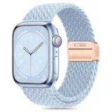 techprotect TECH PROTECT Smartwatch-Armband Tech-Protect Nylonmag-Armband für Apple Watch 4 / 5 / 6 / 7 / 8 / 9 / SE (38 / 40 / 41 mm) – Blau