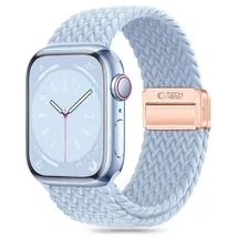 techprotect TECH PROTECT Smartwatch-Armband Tech-Protect Nylonmag-Armband für Apple Watch 4 / 5 / 6 / 7 / 8 / 9 / SE (38 / 40 / 41 mm) – Blau